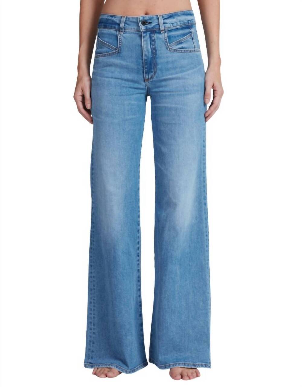 NEW ASKK NY sunfish high rise jean in blondie